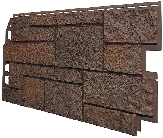 Фасадная панель VOX Sandstone (Сандстоун) темно коричневый купить в Волоколамске