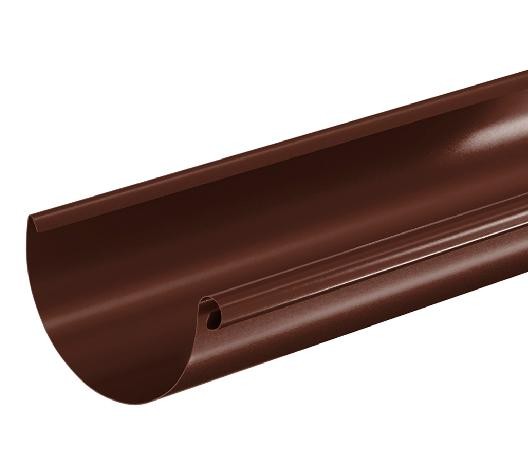 Водосток Aquasistem, система 150/100 - Водосточный желоб 3.00м RAL 8017 Коричневый купить в Волоколамске