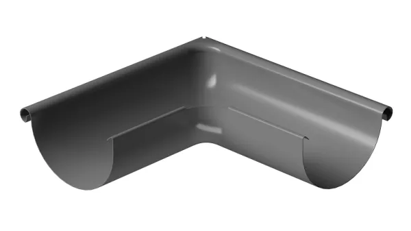 Угол внешний 90° D125 Döcke STAL PREMIUM Графит, (RAL 7024) купить в Волоколамске