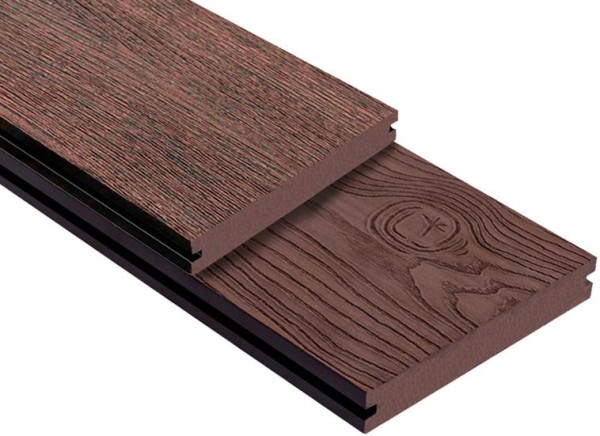 Террасная доска ДПК Outdoor 3D полнотелая STORM/OCEAN BROWN коричневая микс купить в Волоколамске