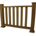 Ограждения из ДПК WOODVEX Кофе купить в Волоколамске