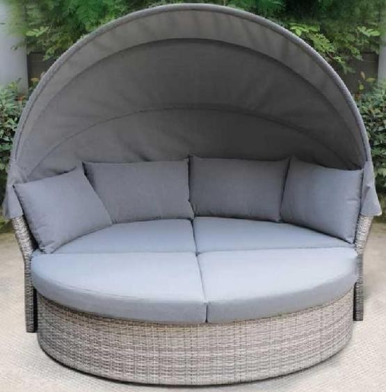 Диван-Трансформер AFINA плетеный из иск. ротанга AFM-325G Grey купить в Волоколамске