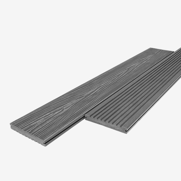 Террасная доска из ДПК RusDecking Unodeck Solid - Серый купить в Волоколамске