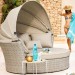 Диван-Трансформер AFINA плетеный из иск. ротанга AFM-325 Beige купить в Волоколамске