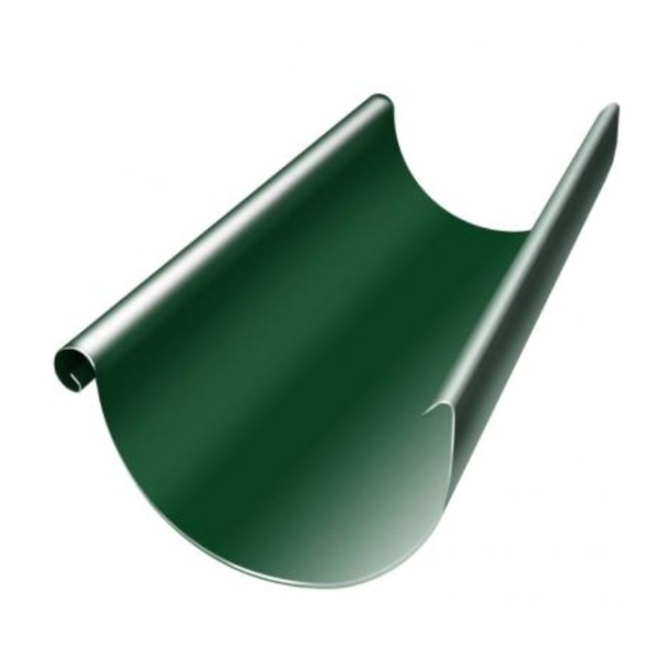 Водосток Grand Line 125x90 – Желоб 3м RAL 6005 купить в Волоколамске