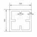 Столб SEQUOIA Evolution 3D WOOD BLACK купить в Волоколамске
