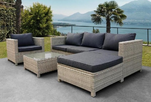 Комплект мебели AFINA плетеной из иск. ротанга YR821G Grey/Grey купить в Волоколамске