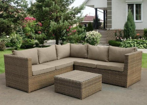 Комплект мебели AFINA плетеной из иск. ротанга YR825B Beige купить в Волоколамске
