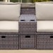Комплект мебели AFINA плетеной из иск. ротанга AFM-330B Brown купить в Волоколамске