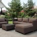 Комплект мебели AFINA плетеной из иск. ротанга YR821A Brown/Beige купить в Волоколамске