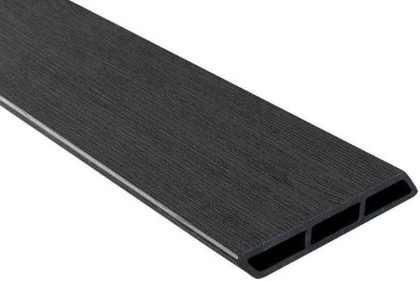 Доска Ромбус 3D ДПК Outdoor STORM BLACK черная купить в Волоколамске