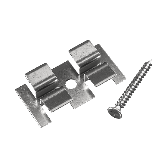 Клипса с саморезом, Grinder шовный монтаж 5 mm купить в Волоколамске