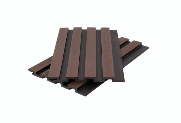 Стеновая панель брусковая двухцветная co-extrusion, chocolate mix купить в Волоколамске