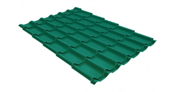 Металлочерепица классик 0,5 Satin RAL 5021 купить в Волоколамске