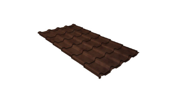 Металлочерепица камея 0,45 Safari Twincolor Brown купить в Волоколамске