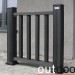 Ограждение из ДПК Outdoor Классик 3D STORM чёрный купить в Волоколамске
