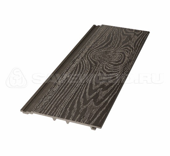 Сайдинг из дпк savewood sw-cedrus тангенциальный распил темно-коричневый купить в Волоколамске