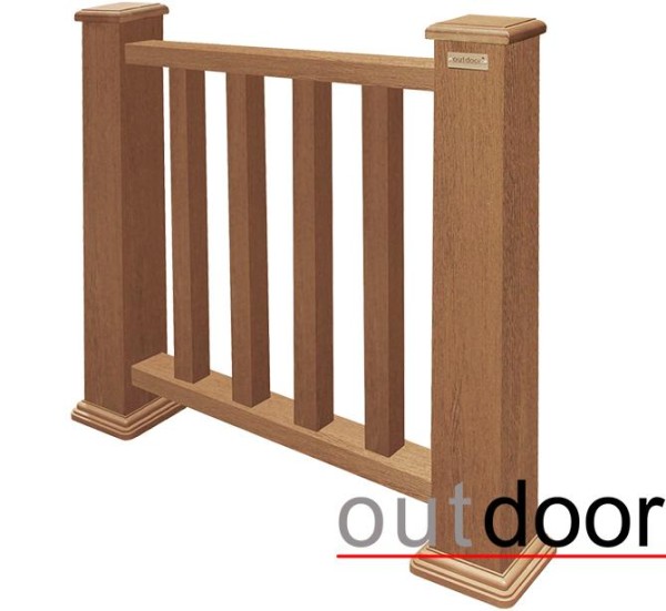 Ограждение из ДПК Outdoor Классик 3D STORM дуб купить в Волоколамске
