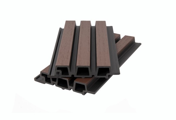 Фасадная панель брусковая двухцветная co-extrusion, chocolate mix купить в Волоколамске