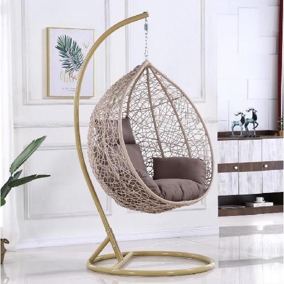 Кресло Подвесное из искусственного ротанга AFM-169A-LB Beige купить в Волоколамске
