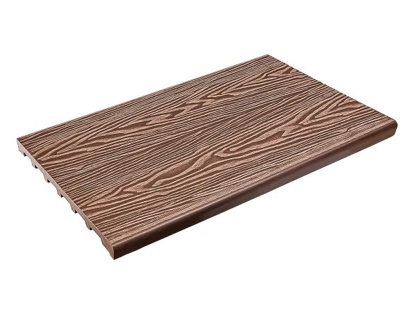 Ступень полнотелая из ДПК Deckart Step 3D Махагон купить в Волоколамске