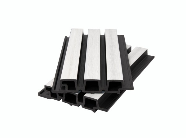 Фасадная панель брусковая двухцветная co-extrusion, white купить в Волоколамске