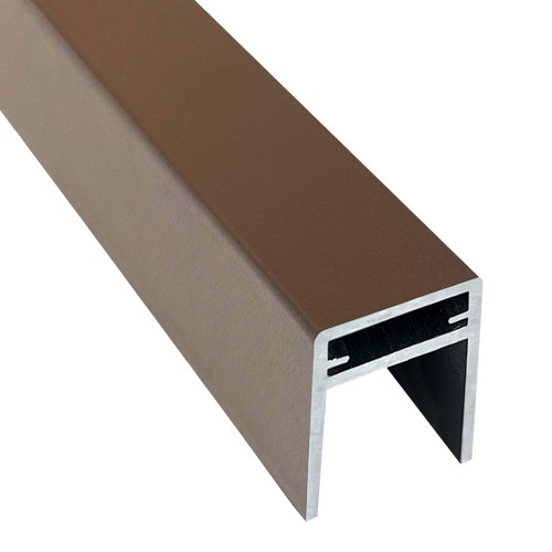 П-профиль Алюминиевый EasyDecking 35x25 Венге купить в Волоколамске