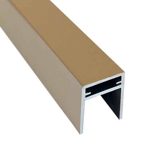 П-профиль Алюминиевый EasyDecking 35x25 Дуб купить в Волоколамске