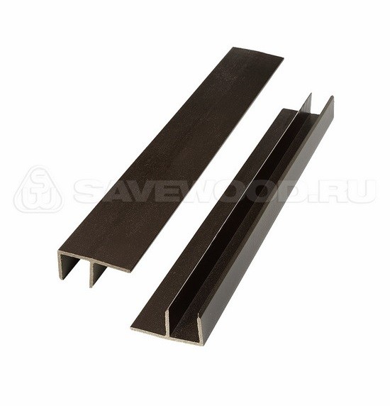 F-профиль ДПК Savewood – Тёмно-коричневый купить в Волоколамске