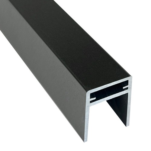 П-профиль Алюминиевый EasyDecking 35x25 Черное дерево купить в Волоколамске