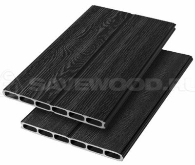 Грядочная доска ДПК 3D Savewood SW Laurus чёрный