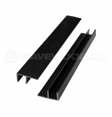 F-профиль ДПК Savewood – Чёрный