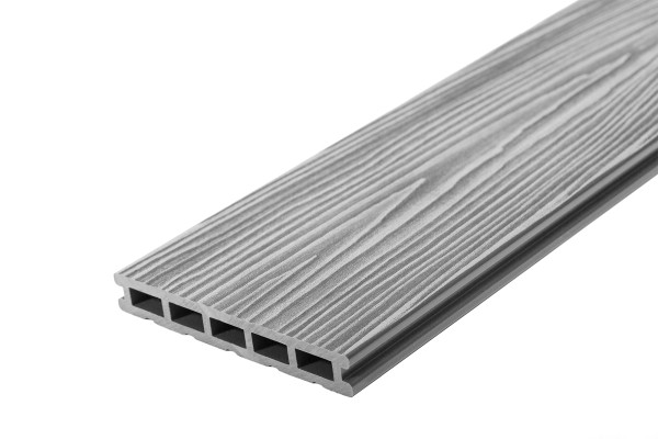 Террасная доска из ДПК RusDecking Unodeck Mogano - Серый купить в Волоколамске