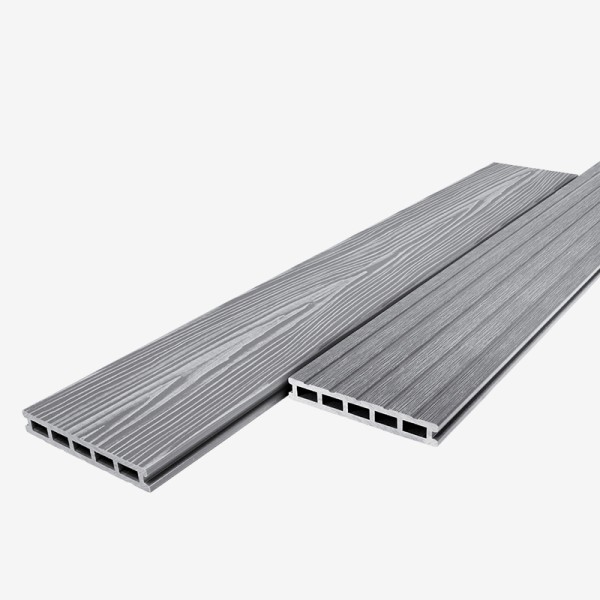 Террасная доска из ДПК RusDecking Unodeck Mogano - Серый купить в Волоколамске