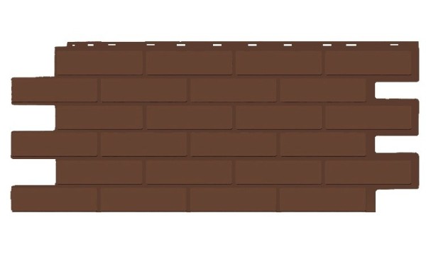 Фасадная панель T-Siding Кирпич Модерн Эко Браун купить в Волоколамске