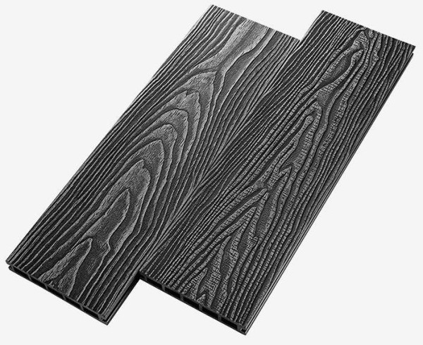 Террасная доска из ДПК RusDecking Unodeck Vintage - Графит купить в Волоколамске