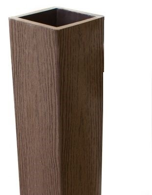 Столб опорный Woodvex Co-Extrusion Темно - Коричневый купить в Волоколамске